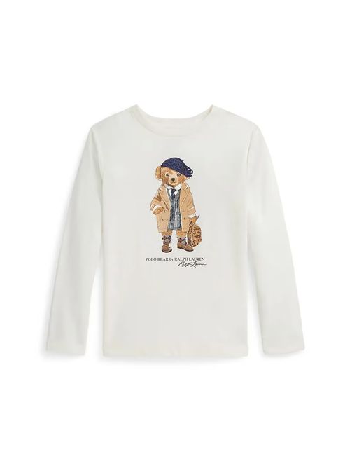 T-shirt a manica lunga RALPH LAUREN | 312979034001BIANCO
